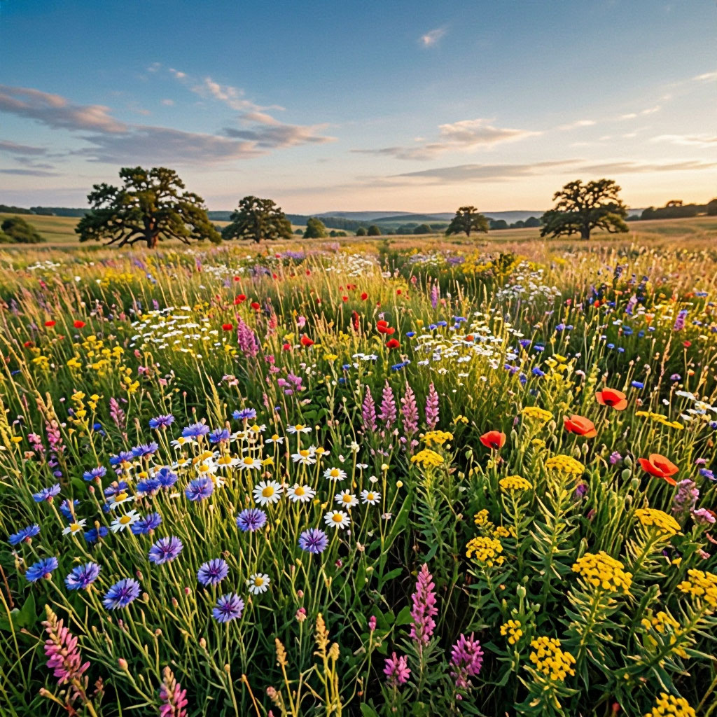 Native plant meadow design