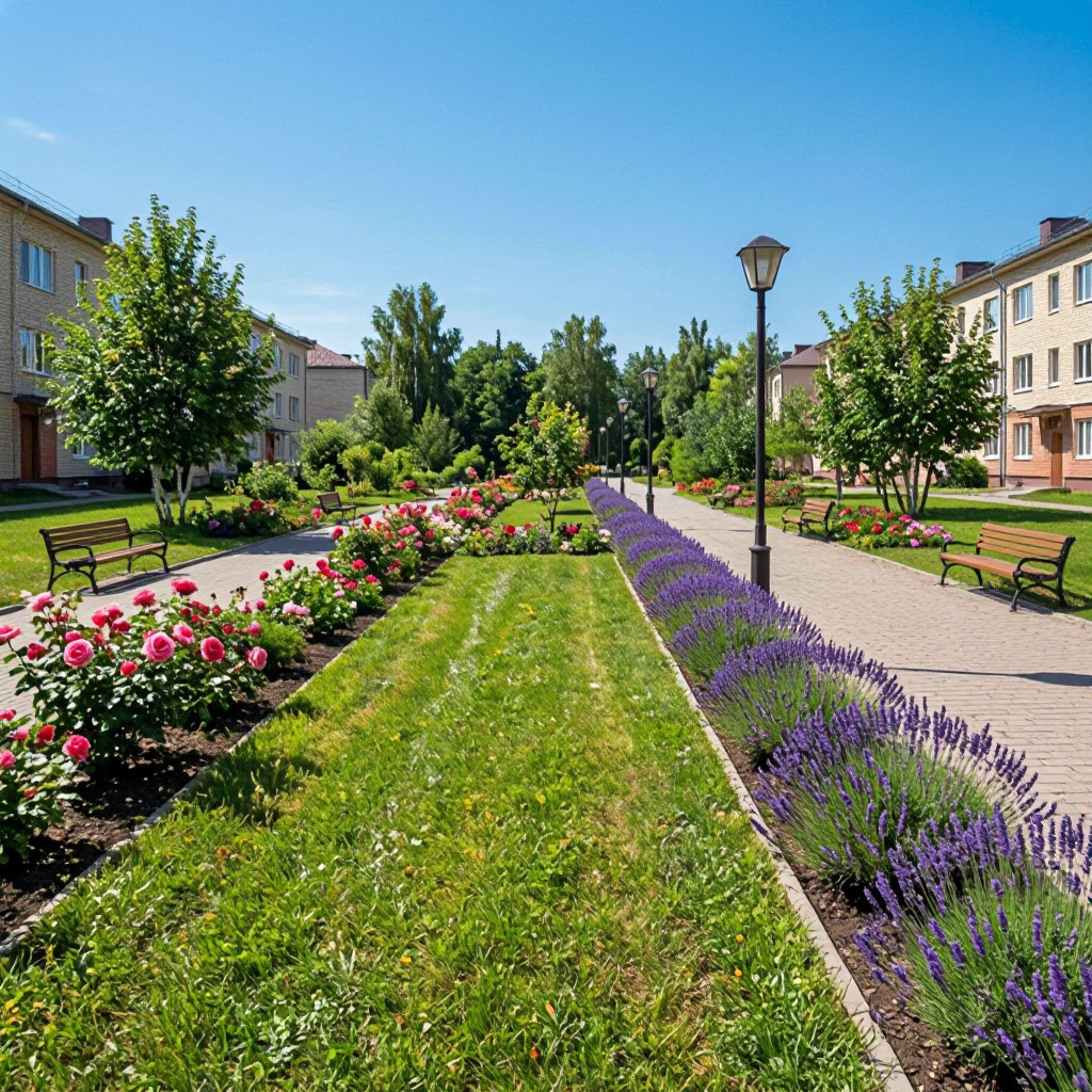 HOA neighborhood common area